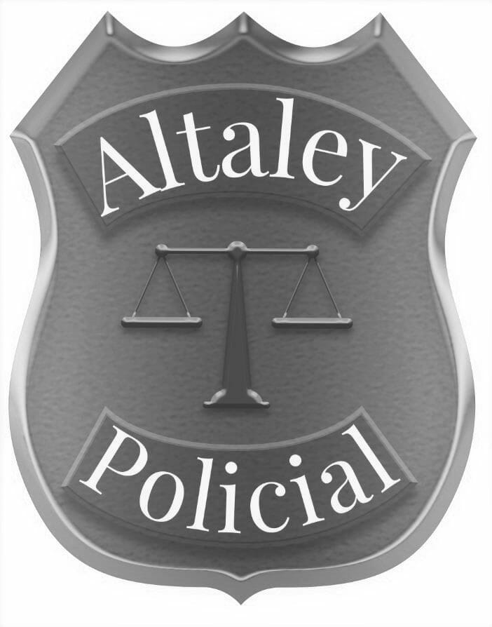 ALTALEY POLICIAL PLACA gris